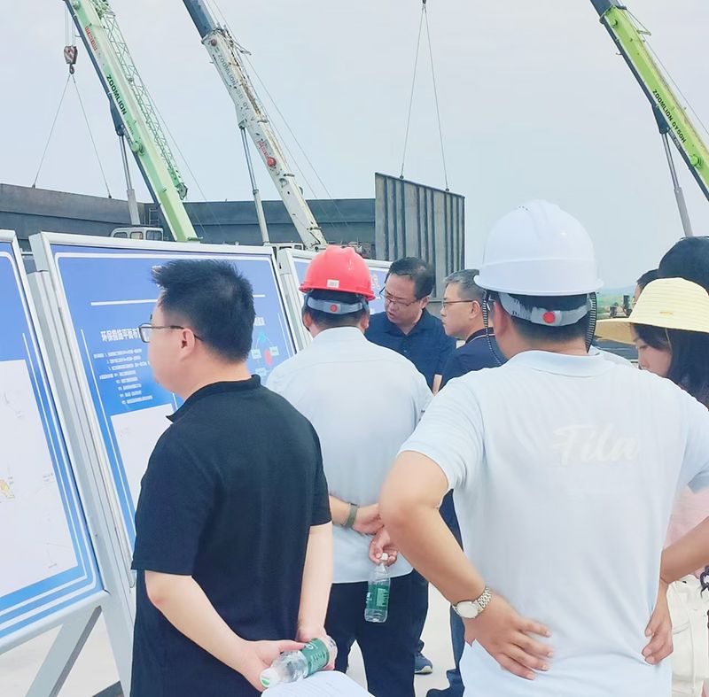 熱烈歡迎各領(lǐng)導(dǎo)視察我司承建的南漪湖污水處理項目